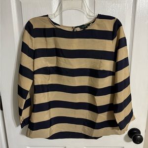 Jcrew striped blouse